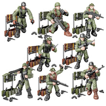 Load image into Gallery viewer, 16Pcs World War 2 WW2 Army Military Soldiers City Police SWAT Special Forces Model Building Blocks Bricks Kids Toys
