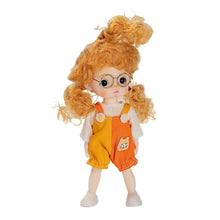 Load image into Gallery viewer, 16cm Mini BJD Doll Cute Sweet Face Kawaii 3D Big Eyes 13 Movable Jointed Dress Up Fashion Doll Birthday Gift For Girl
