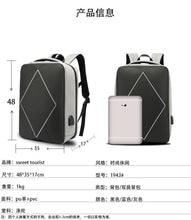Load image into Gallery viewer, Waterproof men's backpack with code lock outdoor anti-theft travel backpack
