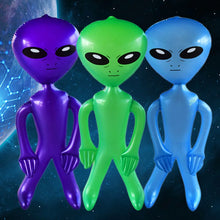 Load image into Gallery viewer, 170cm Giant Alien Model Green Purple Blue Gray Pink ET Kids Adult Inflatable Toy Halloween Cosplay Brithday Party Supply Blow Up
