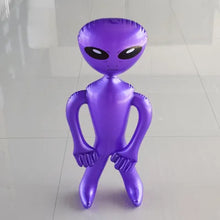 Load image into Gallery viewer, 170cm Giant Alien Model Green Purple Blue Gray Pink ET Kids Adult Inflatable Toy Halloween Cosplay Brithday Party Supply Blow Up
