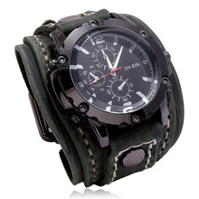 Load image into Gallery viewer, Ornament Vintage Handmade Stitching Watch European and American Men's Leather Bracelet

