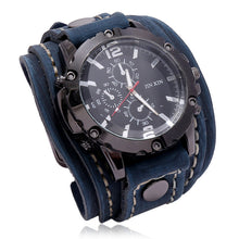 Load image into Gallery viewer, Ornament Vintage Handmade Stitching Watch European and American Men's Leather Bracelet
