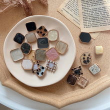Load image into Gallery viewer, 5pcs/Set Clothing Decorative Buttons Metal Buttons Square Decoration Coat Buttons
