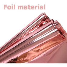 Load image into Gallery viewer, 1pcs Double-Sided Aluminum Foil Tablecloth Glossy Rose Gold Birthday Party Gathering Decoration Supplies
