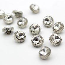 Load image into Gallery viewer, 5pcs/Set Clothing Decorative Buttons Metal Cufflink Square round Pearlescent Sweater Button
