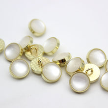 Load image into Gallery viewer, 5pcs/Set Clothing Decorative Buttons Metal Cufflink Square round Pearlescent Sweater Button
