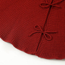 Load image into Gallery viewer, 36/48Inch Christmas tree skirt decorative gift apron knitted Christmas tree skirt
