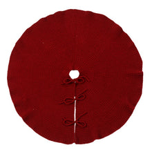Load image into Gallery viewer, 36/48Inch Christmas tree skirt decorative gift apron knitted Christmas tree skirt

