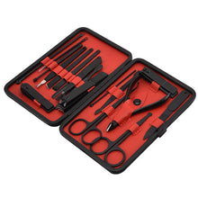 Load image into Gallery viewer, Nail Clippers 18-Piece Black Nail Clippers Set Manicure Nail Scissors Manicure Set Fixed Logo
