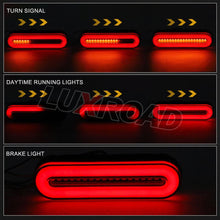 Load image into Gallery viewer, 18 LED Tail Light 3 in 1 LED Brake Light Warning Reverse Lamp Dynamic Indicator Signal Lamp For Car Truck Trailer Tractor ATV RV
