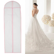 Load image into Gallery viewer, 180cm Wedding Dress Bag Clothes Hanging Garment Dress Clothes Suit Coat Dust Cover Home Storage Bag  For Wedding Dresses

