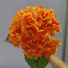 Load image into Gallery viewer, Artificial Flower Large Hydrangea Realistic Moist Feeling Hydrangea Artificial Wedding Flowers Decoration
