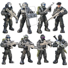 Load image into Gallery viewer, 8pcs/Set Military Toy Assembled Villain Model Xj822 Minifigures Movable Joint Soldier Model
