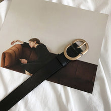 Load image into Gallery viewer, Belt Versatile High Quality Casual Belt Women's Leather Two-Layer Belt Slim Waist Belt
