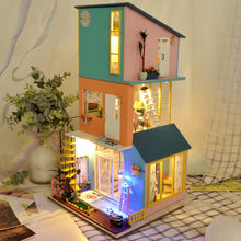 Load image into Gallery viewer, DIY Dollhouse Kit Wooden Building Model Creative Toy Birthday Gift
