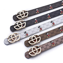 Load image into Gallery viewer, All-Match Children's Belt Student Youth Smooth Buckle Jeans Strap Spot
