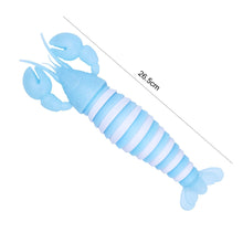 Load image into Gallery viewer, 18CM 14CM Colorful Fidget Toy Slug Articulated Flexible 3D Slug Lobster Shark Fidget Toy Relief Anti-Anxiety Sensory Kids Toys
