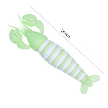 Load image into Gallery viewer, 18CM 14CM Colorful Fidget Toy Slug Articulated Flexible 3D Slug Lobster Shark Fidget Toy Relief Anti-Anxiety Sensory Kids Toys
