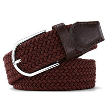 Load image into Gallery viewer, Fashion Tide   Women Casual Stretch Braided Belt Men Elastic Belt Simple Practical Canvas Belt
