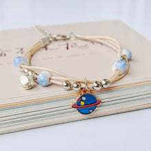 Load image into Gallery viewer, Glass Dried Flower Plant Bracelet Korean Simple Personalized Hipster Cherry Blossom Student Gift Ceramic Ornament
