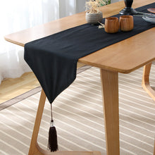 Load image into Gallery viewer, Japanese Style Cotton Linen Table Runner Plaid Tea Mat Zen Linen Retro Japanese Style Tablecloth Plate Mat Tablecloth
