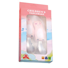 Load image into Gallery viewer, Set Cartoon Baby Spork Infant Creative Solid Food Tools Feeding Tableware
