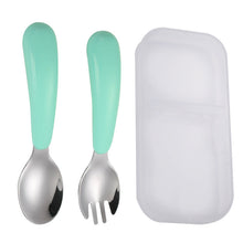 Load image into Gallery viewer, Portable Tableware Cartoon Creative Baby Tableware Customized Gift Children's Tableware Set
