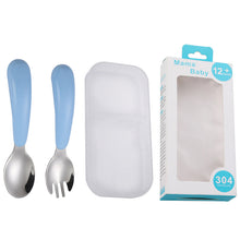 Load image into Gallery viewer, Portable Tableware Cartoon Creative Baby Tableware Customized Gift Children's Tableware Set

