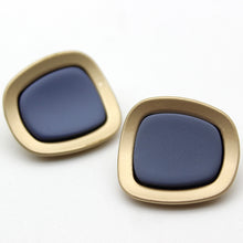 Load image into Gallery viewer, 5pcs/set Metal Button Rectangular Feel Button Point Oil Pearl Imitation Shell Coat Clip Clothing Decorative Button
