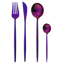 Load image into Gallery viewer, Stainless Steel Tableware Portugal Steak Knife and Fork Portable Ins Hotel Western Style Golden Western Food Knife and Fork
