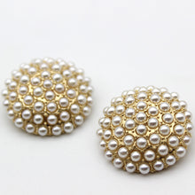 Load image into Gallery viewer, 5pcs/set Metal Button Rectangular Feel Button Point Oil Pearl Imitation Shell Coat Clip Clothing Decorative Button
