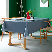 Load image into Gallery viewer, Tablecloth Waterproof Oil-Proof Simple Solid Color PVC Table Cloth
