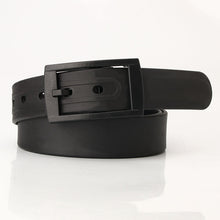 Load image into Gallery viewer, Silicone Waistband Matte Buckle Belt Casual Decoration All-Matching Jeans Pant Belt
