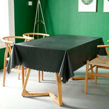 Load image into Gallery viewer, Tablecloth Waterproof Oil-Proof Simple Solid Color PVC Table Cloth
