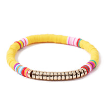 Load image into Gallery viewer, Bracelet Multicolored Tassel Polymer Clay Shell Bohemian Bracelet
