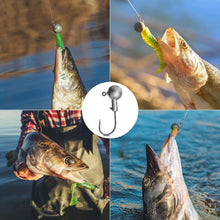 Load image into Gallery viewer, Fishhook 1g 2g 3g 4g 5g 10g 20g 22g 25g 28g crank Jig head hook fishing hook head Jig lure hard bait soft worm jig hook for fishing
