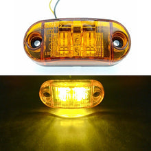 Load image into Gallery viewer, 1PC 12V 24V LED Side Marker Lights Warning Tail Light Auto Car External Lights Trailer Truck Lorry Yellow White Red Car Lamps
