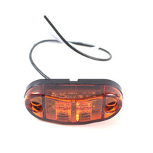 Load image into Gallery viewer, 1PC 12V 24V LED Side Marker Lights Warning Tail Light Auto Car External Lights Trailer Truck Lorry Yellow White Red Car Lamps
