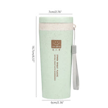 Load image into Gallery viewer, 1PC Travel Mug Thermo Bottle Office Coffee Tea Bottle Cups Straw Plastic Thermal Insulatio Cup Thermos for Tea Drinkware Cups

