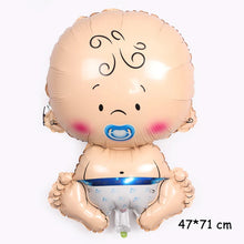 Load image into Gallery viewer, 1Pc Lovely Baby Foil Balloon Girl Boy Shower Rose Gold Blue Crown Birthday Party Decoration Kids Gift Inflatable Toy Helium Ball
