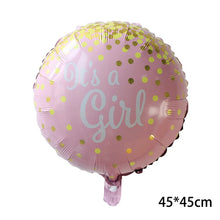 Load image into Gallery viewer, 1Pc Lovely Baby Foil Balloon Girl Boy Shower Rose Gold Blue Crown Birthday Party Decoration Kids Gift Inflatable Toy Helium Ball
