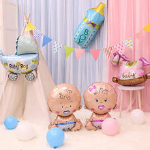 Load image into Gallery viewer, 1Pc Lovely Baby Foil Balloon Girl Boy Shower Rose Gold Blue Crown Birthday Party Decoration Kids Gift Inflatable Toy Helium Ball
