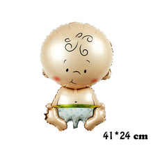 Load image into Gallery viewer, 1Pc Lovely Baby Foil Balloon Girl Boy Shower Rose Gold Blue Crown Birthday Party Decoration Kids Gift Inflatable Toy Helium Ball
