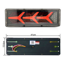 Load image into Gallery viewer, 1Pcs 21W Truck Trailer Rear Lights Camper Tail Lights Led 24v Waterproof Guide Y Series Warning Fog Lamp for Caravans UTE SUV
