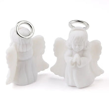 Load image into Gallery viewer, 1Piece White Jewelry Box lovely Angel Velvet wedding Ring box Necklace Display Box Gift box Container Case for Jewelry Packaging
