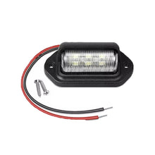 Load image into Gallery viewer, 1Set 6 LED Car License Number Plate Light for SUV Truck Trailer Van Tag Step Lamp White Bulbs Car Products License Plate Lights

