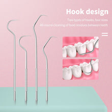 Load image into Gallery viewer, 1Set Dental Floss Steel Dental Flosser Toothpick Metal Stainless Steel Cleaning Tooth Flossing Reusable Dental Floss Oral Care 0ral irrigator
