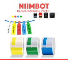 Load image into Gallery viewer, NiiMBOT B1/ B21/B203/B3S Label Printer Paper Network Cable Optical Fiber Tail Adhesive Network Security Switch Cable Label Paper
