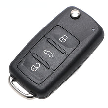Load image into Gallery viewer, 3 Buttons Car Key Shell Remote Flip for Beetle/Caddy/Eos/Golf/Jetta/Polo/Scirocco/Tiguan/Touran/UP For Blank Keys Cover Case
